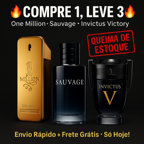 🔥 COMPRE 1 E LEVE 3 - One Million, Invictus Victory e Sauvage