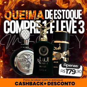 COMPRE 1 LEVE 3 - Lattafa Fakhar, AL Noble Ameer e Assad Lattafa - Queima de Estoque - 100ml Cada
